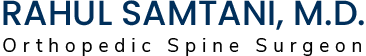 Rahul Samtani, M.D. website Logo